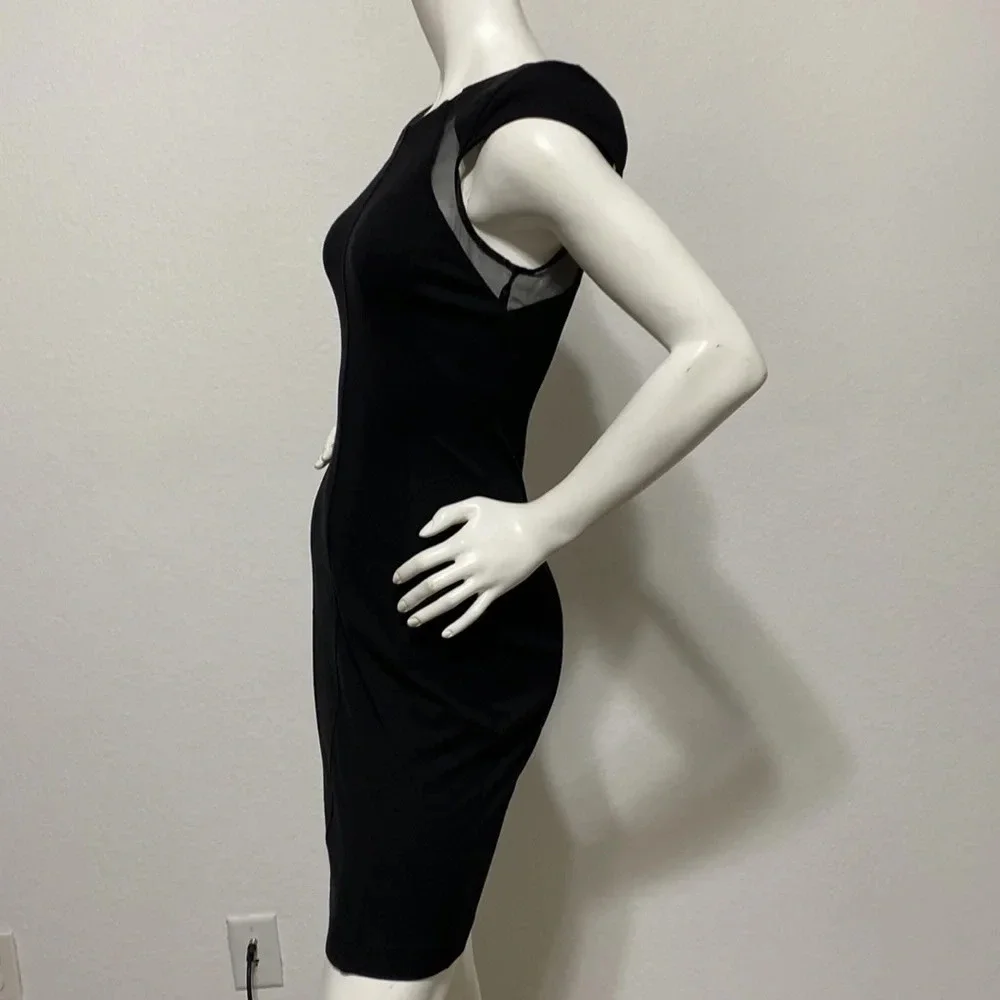 Ted Baker Black Mesh Dress